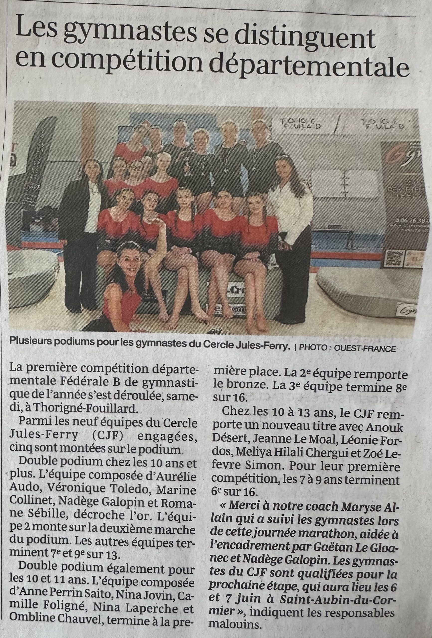 Compétition Fed B District 1